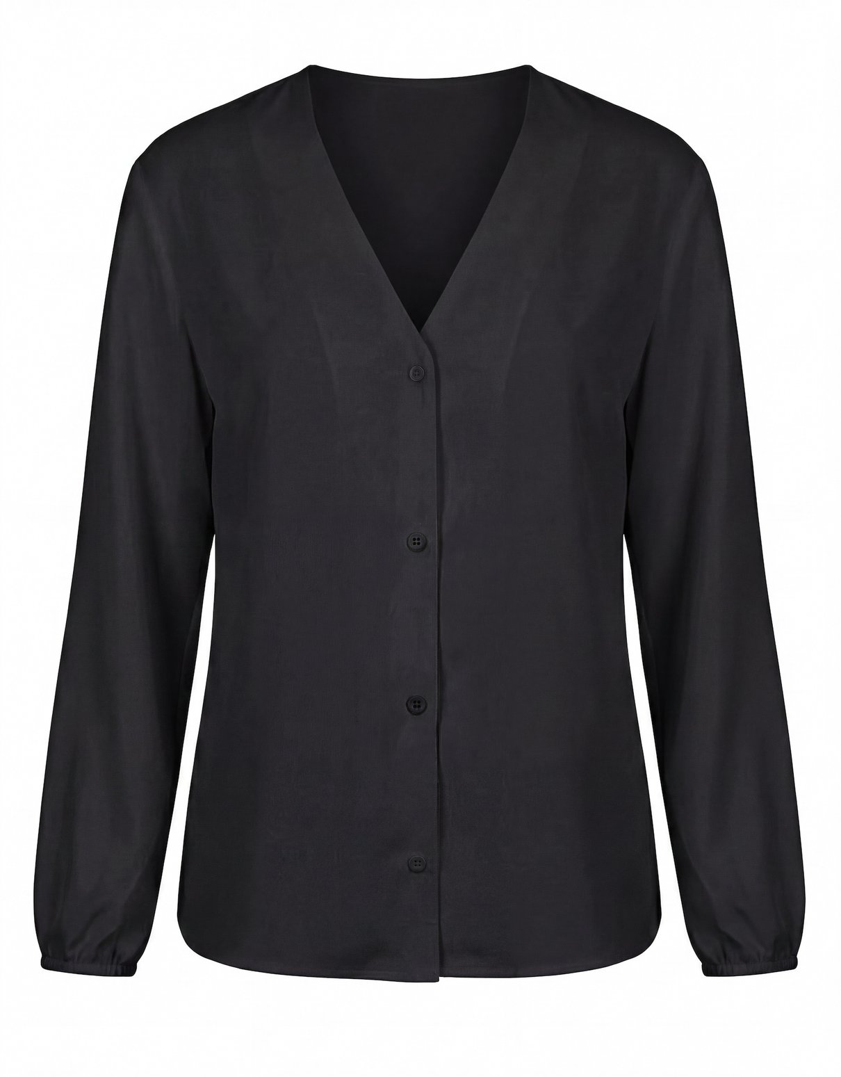 12 n gabriella blusa camisete decote v m l c elastico no punho marant