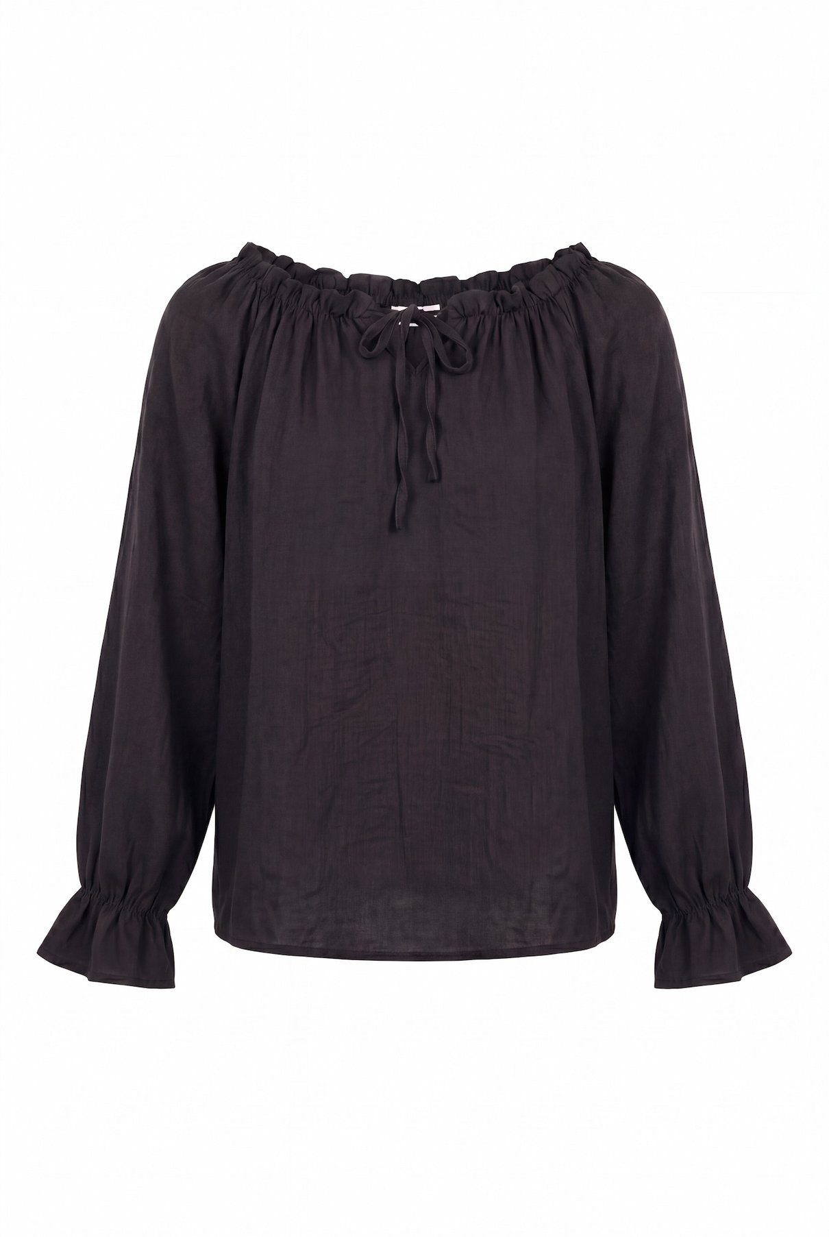 08 n sylvana blusa com regulagem no decote v e elastico no punho m l extravaganza