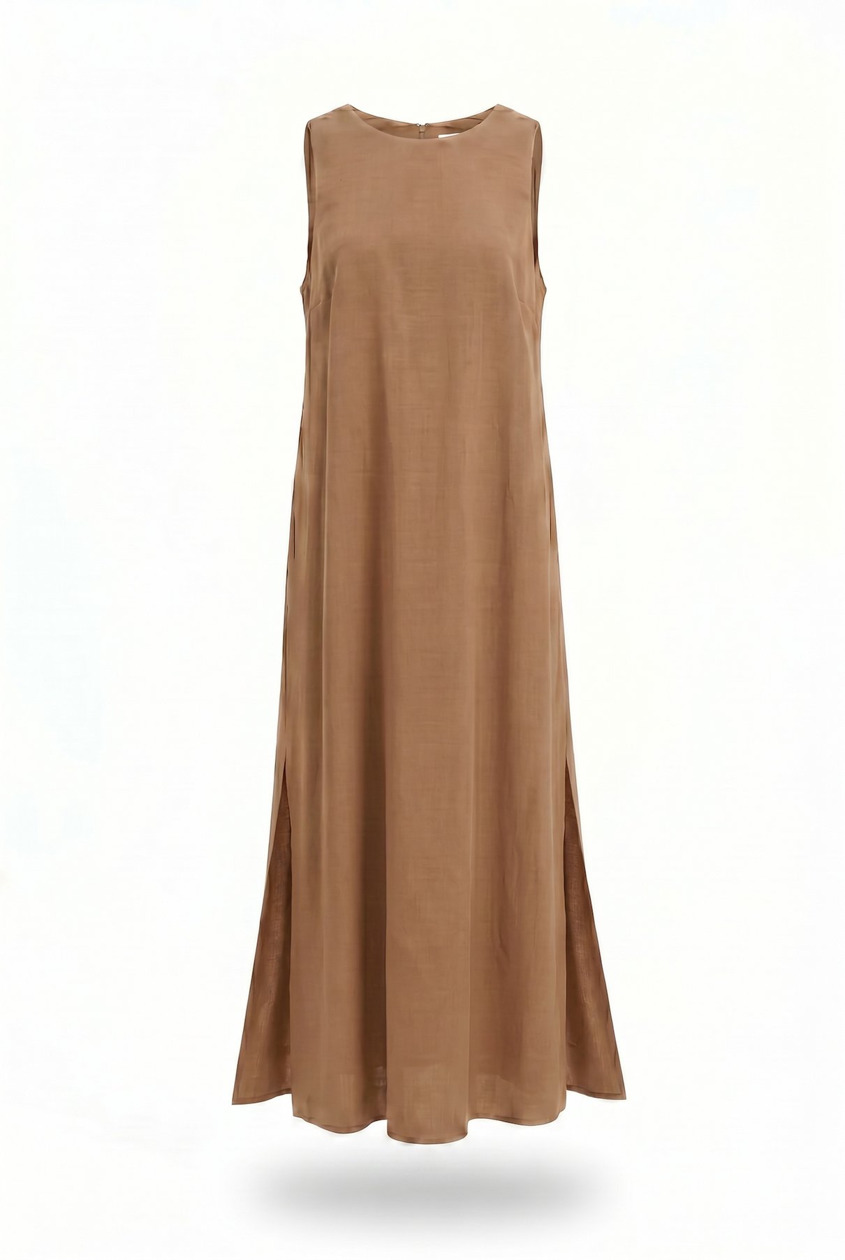 06 n flory vestido longo regata com ziper nas costas marant