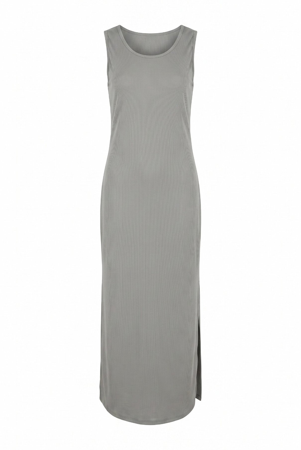 03 catrina vestido longo decote canoa fendas laterais regata ribana canelada